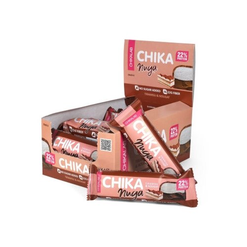 Нуга глазированная CHIKALAB CHIKA NUGA 50г (20шт коробка) (Тирамису) какао тертое оргтиум 100 г