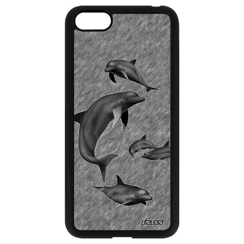 фото Чехол для мобильного huawei y5 2018, "дельфины" белуха косатка utaupia