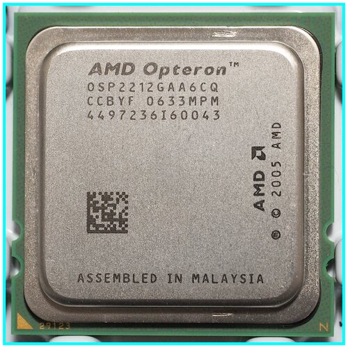 Процессор AMD Opteron 2212 HE 2000Mhz (2x1024/1000/1,3v) Dual Core Socket F Santa Rosa CCBFF OSP2212GAA6CX