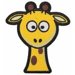 Термоаппликация 'Удивленный жираф' 7,5*8,5см Hobby&Pro - изображение