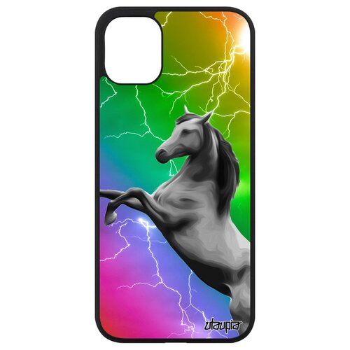 фото Чехол на мобильный apple iphone 11, "лошадь" животное жеребенок utaupia