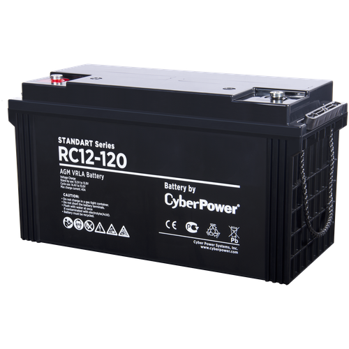 Аккумуляторная батарея SS CyberPower RC 12-120 / 12 В 120 Ач - Battery CyberPower Standart series RC 12-120 / 12V 120 Ah battery cyberpower standart series rc 12 65 12v 65 ah