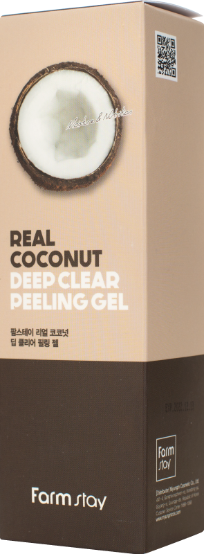 Отшелушивающий гель с экстрактом кокоса FarmStay Real Coconut Deep Clear Peeling Gel 100 мл - фото №4