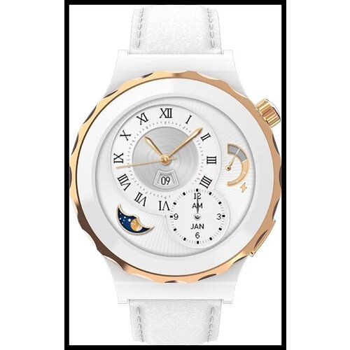 Умные смарт часы женские A3 mini Smart Watch 2023 New Series 135 iOSAndroid магнитная зарядка звонки Bluetooth gold золотые 188300₽