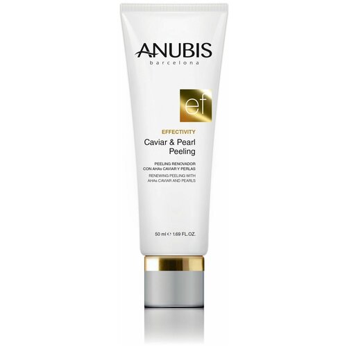 ANUBIS Barcelona Пилинг с экстрактом икры и жемчужной пудрой/Effectivity Pearl Peeling 50 мл anubis barcelona подтягивающий крем с экстрактом икры и жемчужной пудрой effectivity caviar