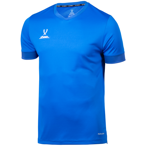 фото Футболка игровая division performdry union jersey, синий/темно-синий/белый, детская jögel