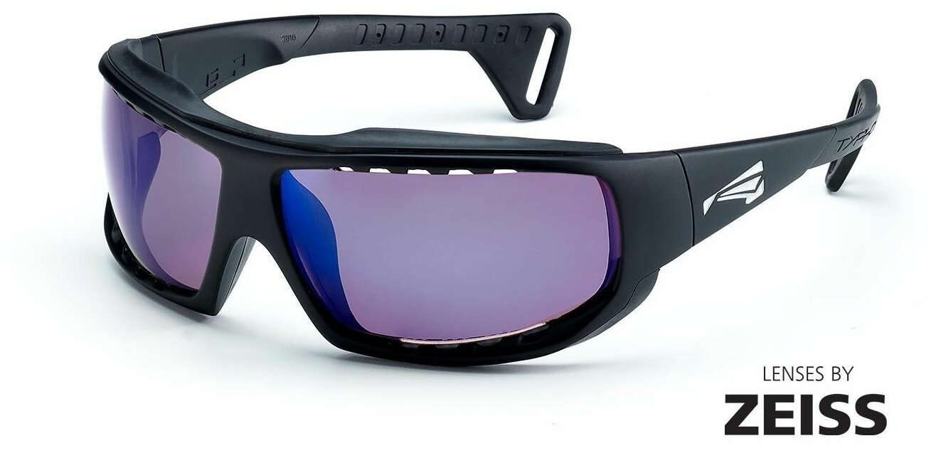 Солнцезащитные очки LiP Sunglasses  LiP Typhoon / Matt Black - Black / Zeiss / PA Polarized / Pacific Blue
