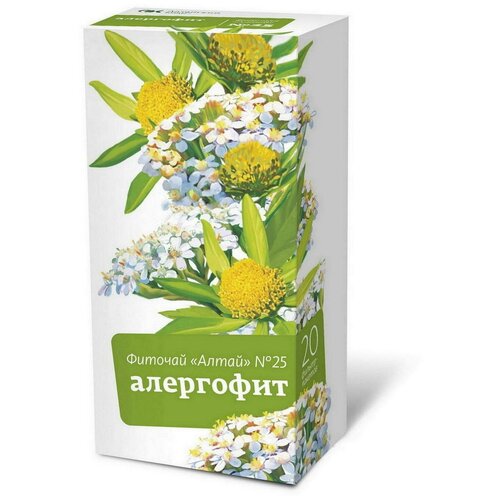 Алтайский кедр чай Алтай №25 Алергофит ф/п, 40 г, 20 шт.