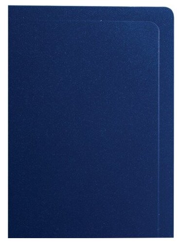 Папка Staff 10 вкладышей, синяя, 0,5 мм (225688)
