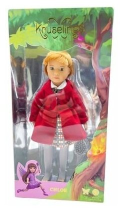 Кукла Kruselings Хлоя в красном пальто 23 см - фото №3