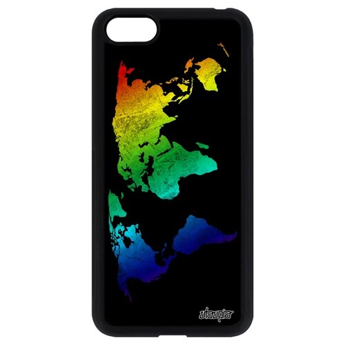 фото Чехол на мобильный huawei y5 2018, "карта мира" страна планета utaupia