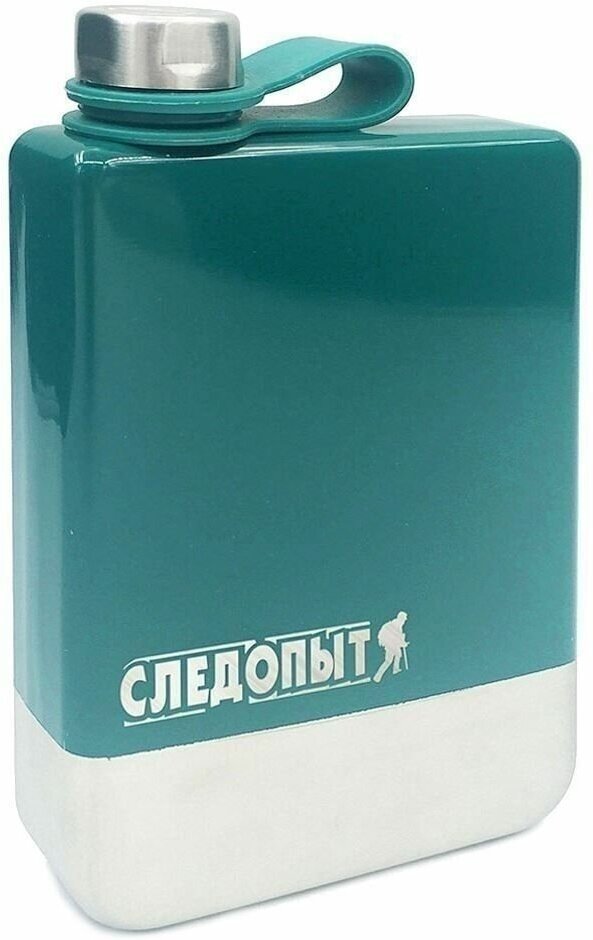 Следопыт Фляжка следопыт Green Edition – Traveller зеленая сталь AISI 304 240мл (PF-BD-F10)