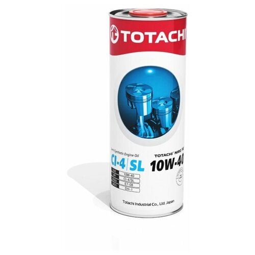 TOTACHI 17901 Масло моторное TOTACHI NIRO HD Semi-Synthetic API CI-4 / SL 10W-40 пласт. 1л