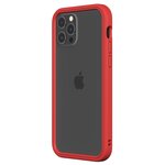 Чехол-бампер RhinoShield красный для Apple iPhone 12/12 Pro с защитой от падений с 3.5 м - изображение