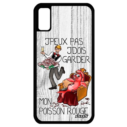 фото Чехол для iphone x, "не могу - у меня красная рыбка!" отговорка пародия utaupia