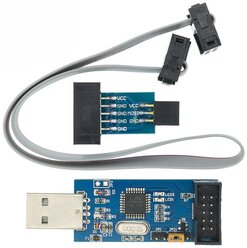 Программатор USB ISP на Atmega8A для микроконтроллера AVR с поддержкой Windows, MacOS, Linux (У)
