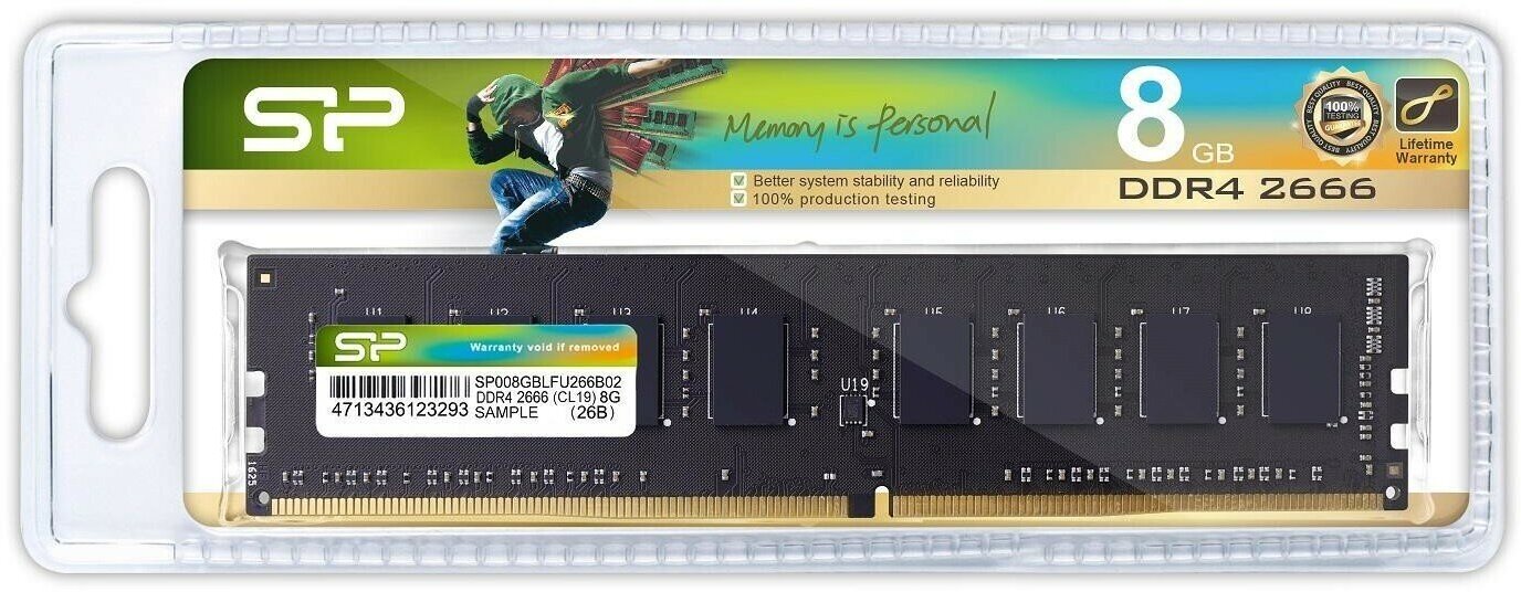 Silicon Power DDR4 SP008GBLFU266B02 8GB - фото №4