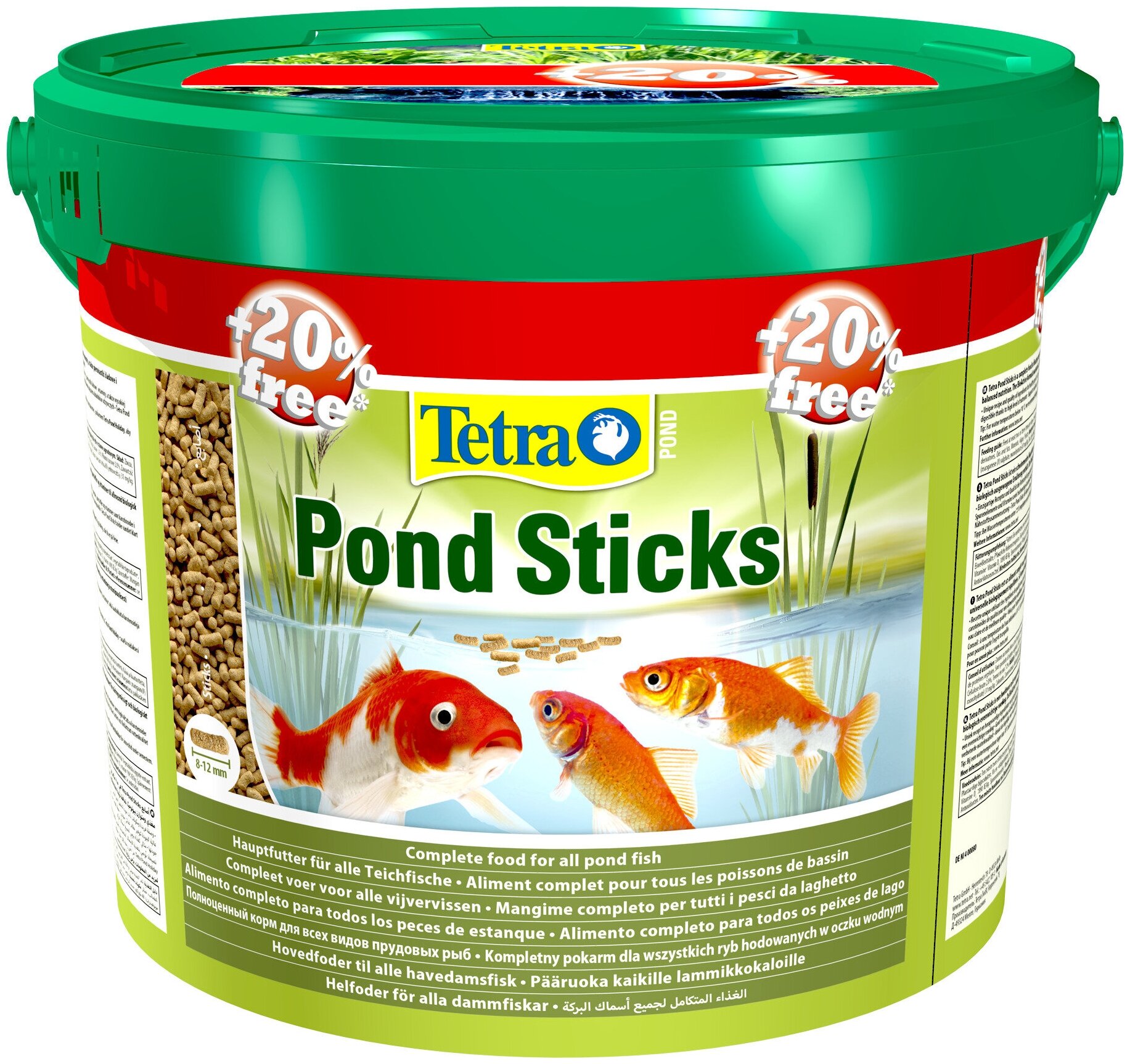 Корм Tetra Pond Sticks для прудовых рыб в палочках 12 л