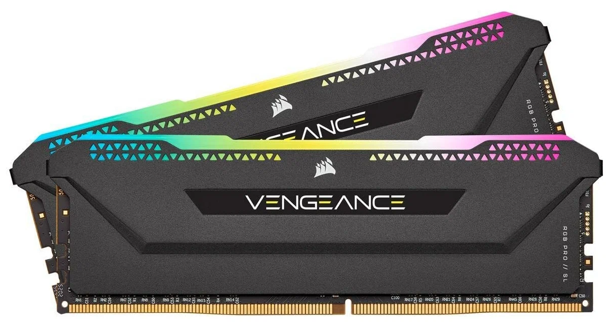 Оперативная память Corsair Vengeance RGB Pro SL, 16 ГБ (2x8 ГБ), DDR4, 3600 МГц, CMH16GX4M2Z3600C18