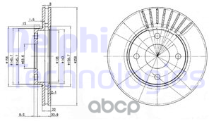 Диск Тормозной Delphi арт. bg3359