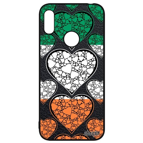 фото Чехол для huawei y6 2019, "флаг ирландии с сердцем" государственный любовь utaupia
