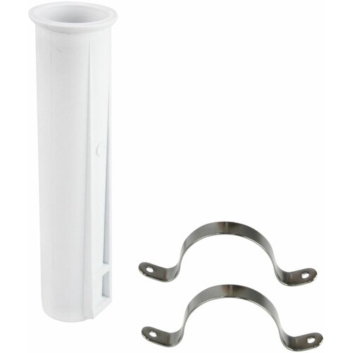 Держатель спиннинга белый с кронштейнами в комплекте