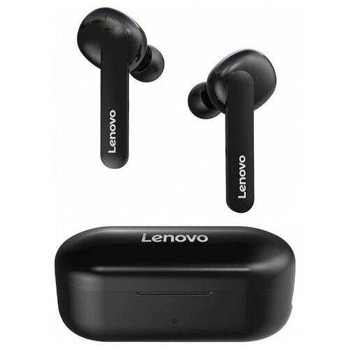 Беспроводные наушники Lenovo HT28, black беспроводные наушники lenovo xt81 black