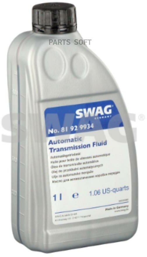 Масло трансмиссионное ATF SWAG 1л. SWAG / арт. 81929934 - (1 шт)