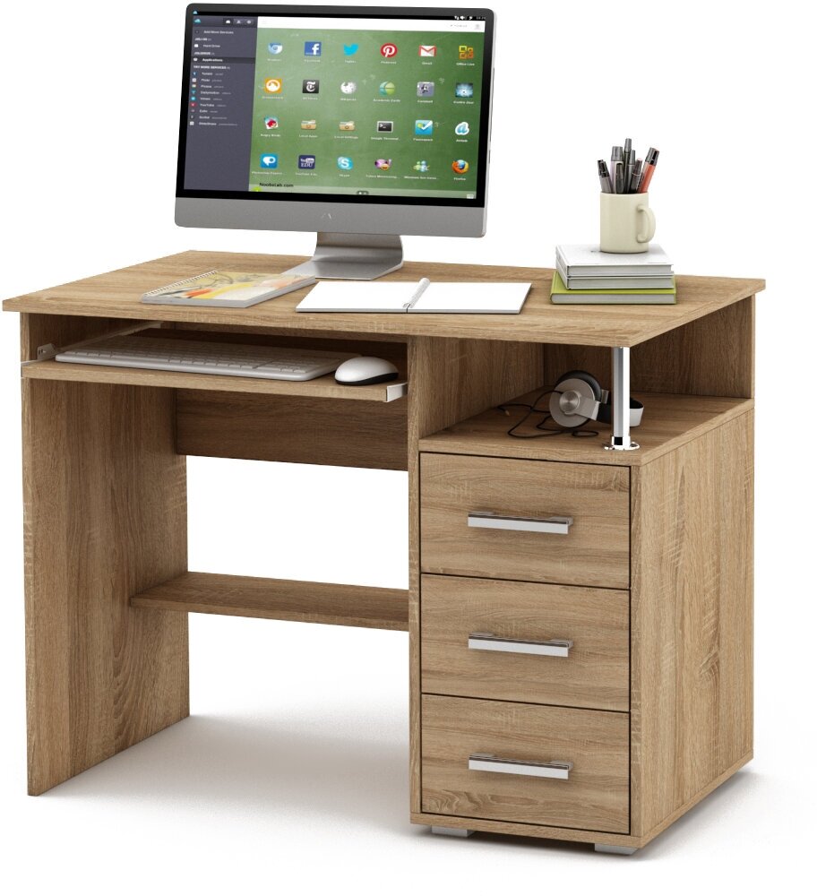 фото Компьютерный стол ВМФ Амбер-3К/4К