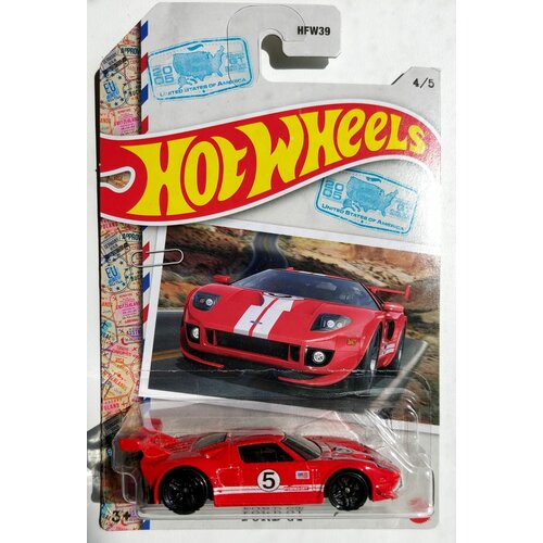 Машинка HOT WHEELS FORD GT машинка hot wheels ford gt