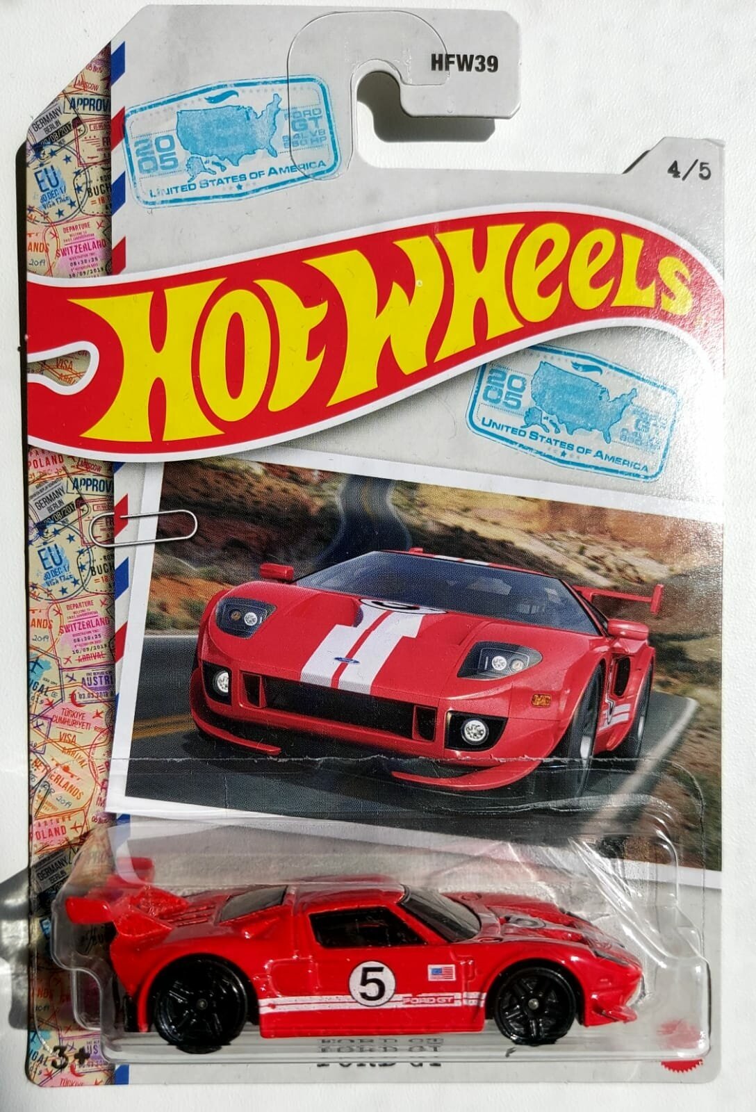 Машинка HOT WHEELS FORD GT