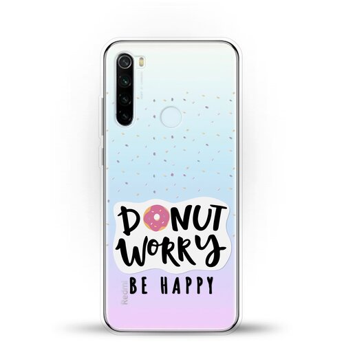 фото Силиконовый чехол donut worry на xiaomi redmi note 8t andy & paul