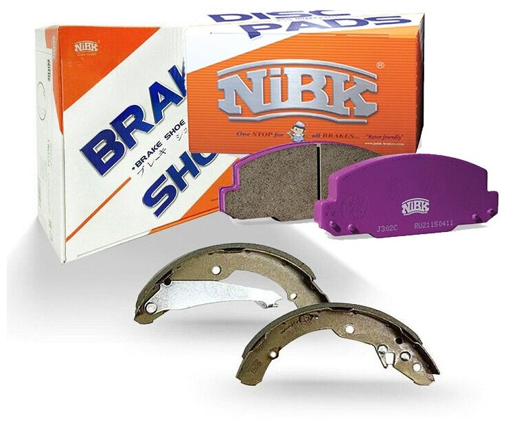 Барабанные тормозные колодки задние NIBK FN0621 (4 )