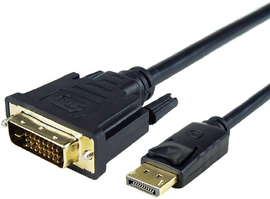Кабель NingBo DisplayPort (m) - DVI-D Dual Link (m), 1.8 м, черный - фото №4