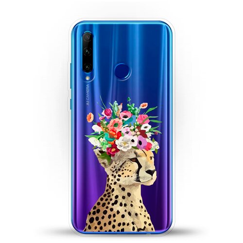 фото Силиконовый чехол леопард на honor 10i andy & paul
