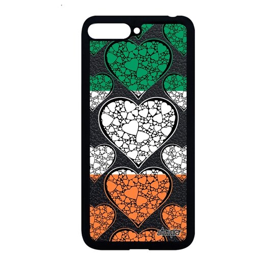 фото Чехол для huawei y6 2018, "флаг ирландии с сердцем" государственный патриот utaupia