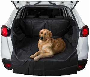 Автогамак для перевозки животных в багажнике, AvtoTink черный 215 см х 120 см х 40 см ( ДхШхВ)
