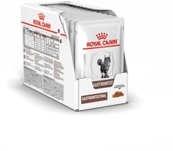 Влажный корм для кошек Royal Canin Gastro Intestinal, при проблемах с ЖКТ, с птицей 1 уп (10 шт) х 85 г (кусочки в соусе)