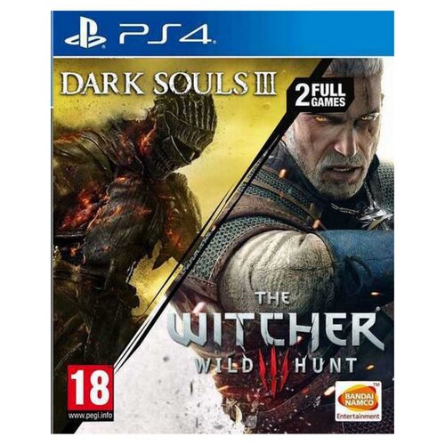 фото Ps4 dark souls 3 (русская версия) + witcher 3 wild hunt (англия) 2 диска bandai namco