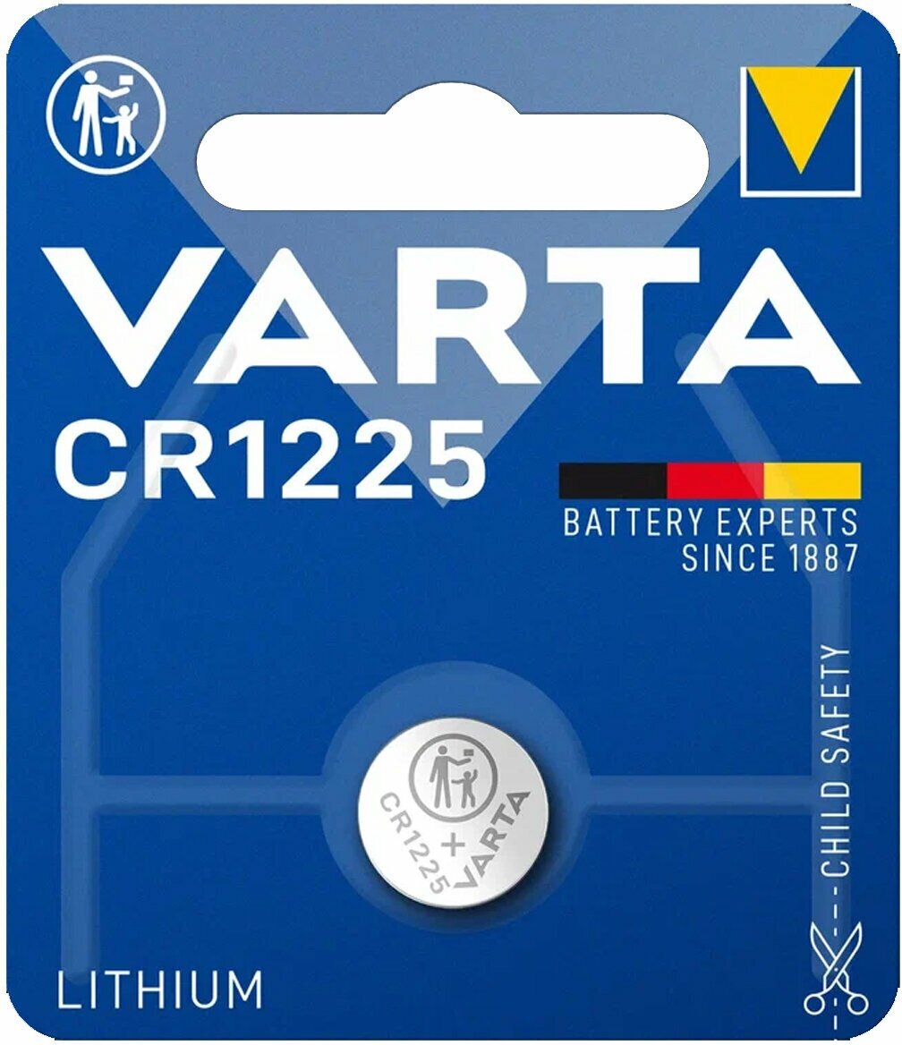 Батарейка Varta 06225101401 BL1 Lithium 3V (6225) (1/10/100) - фото №7