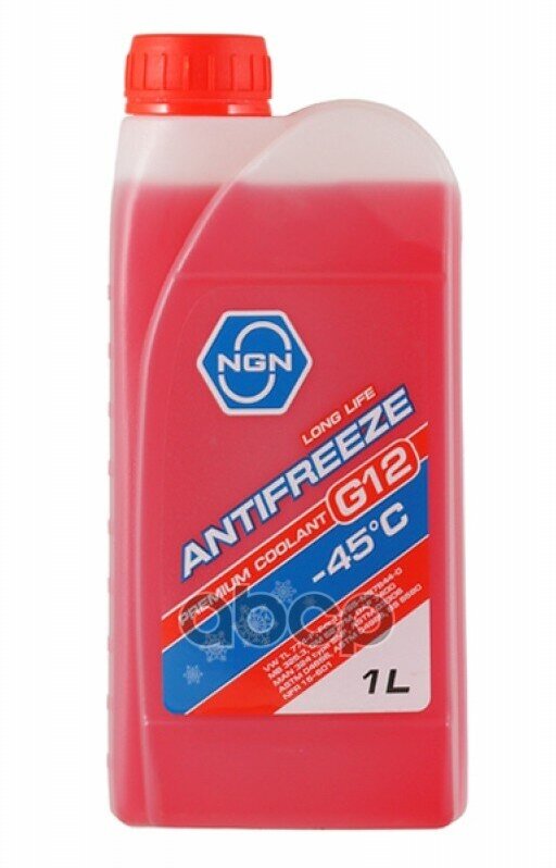 Антифриз G12-45 Antifreeze 1L NGN арт. V172485640