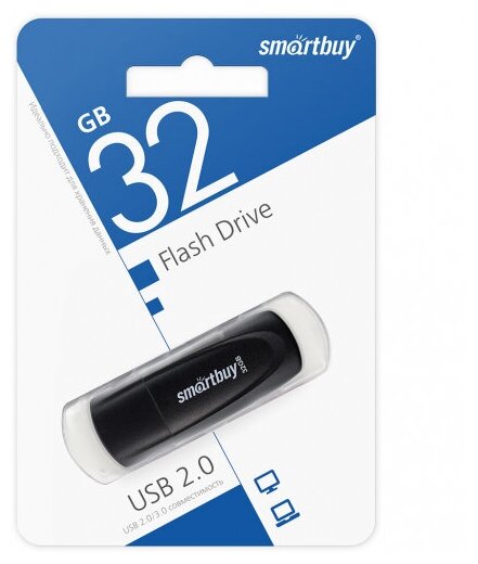 USB флешка Smartbuy 32Gb Scout black USB 2.0