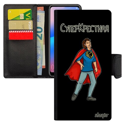 фото Чехол-книжка для мобильного samsung galaxy a10, "суперкрестная" семья веселый utaupia