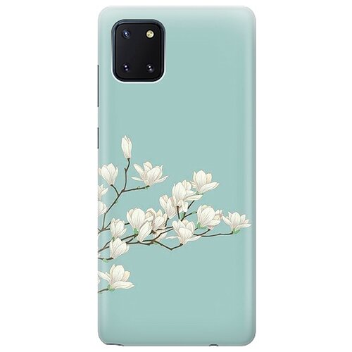 фото Re:pa чехол - накладка artcolor для samsung galaxy note 10 lite / a81 с принтом "сакура на голубом"