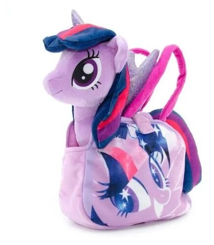 Мягкая игрушка YuMe Пони в сумочке Искорка My Little Pony, 25 см