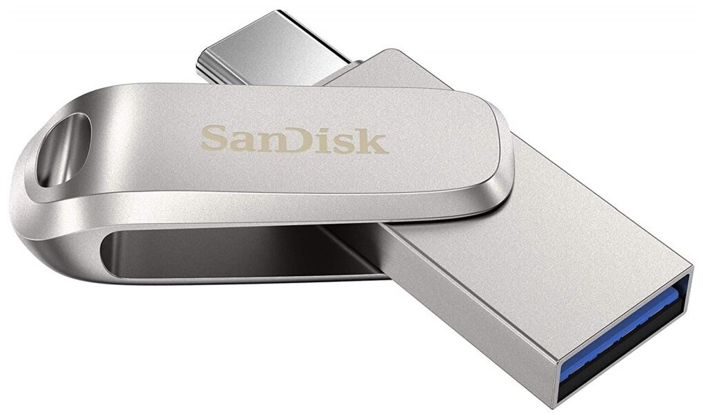 Флешка Sandisk Ultra Dual Drive Luxe SDDDC4-256G-G46 256 Гб Silver