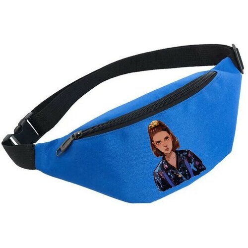 фото Сумка поясная noname, голубой