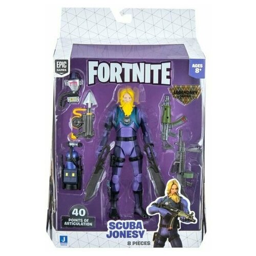 Fortnite - Фигурка героя Scuba Jonesy с аксессуарами (LS) fortnite фигурка героя black knight с аксессуарами pp