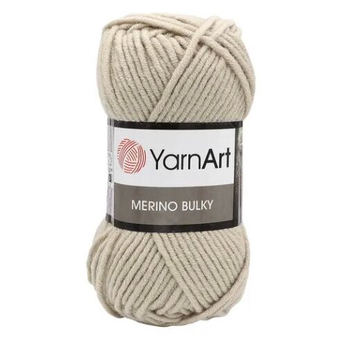 Пряжа для вязания Yarnart Merino Bulky 25% шерсть 75% акрил;100гр-100м( 1 моток)