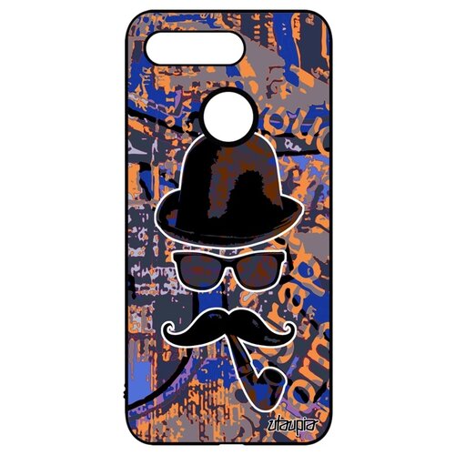 фото Чехол на телефон honor v20 / view 20, "мистер усы" шляпа имидж utaupia